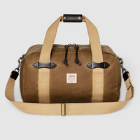 Tin Cloth Small Duffle Bag - Dark Tan