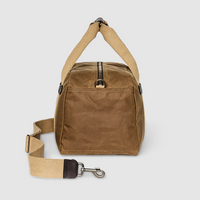 Tin Cloth Small Duffle Bag - Dark Tan