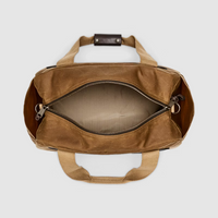 Tin Cloth Small Duffle Bag - Dark Tan