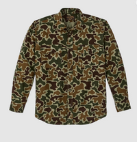 Field Flannel Long Sleeve Shirt- Frog Camo