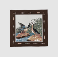 Mallards Bandana- Brown/Duck Calls