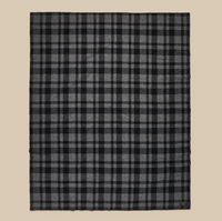 Mackinaw Blanket- Charcoal/Black