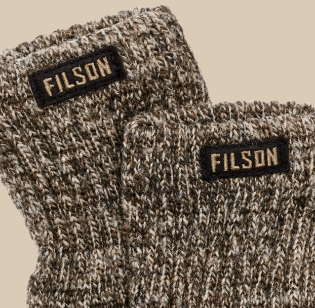 Fingerless Knit Gloves- Root Heather