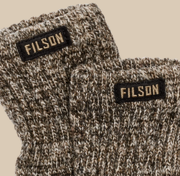 Fingerless Knit Gloves- Root Heather