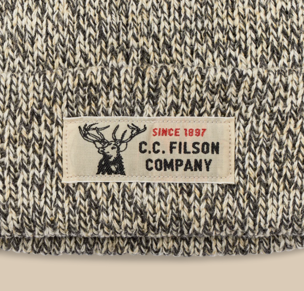 Lined Ragg Wool Beanie- Charcoal Heather