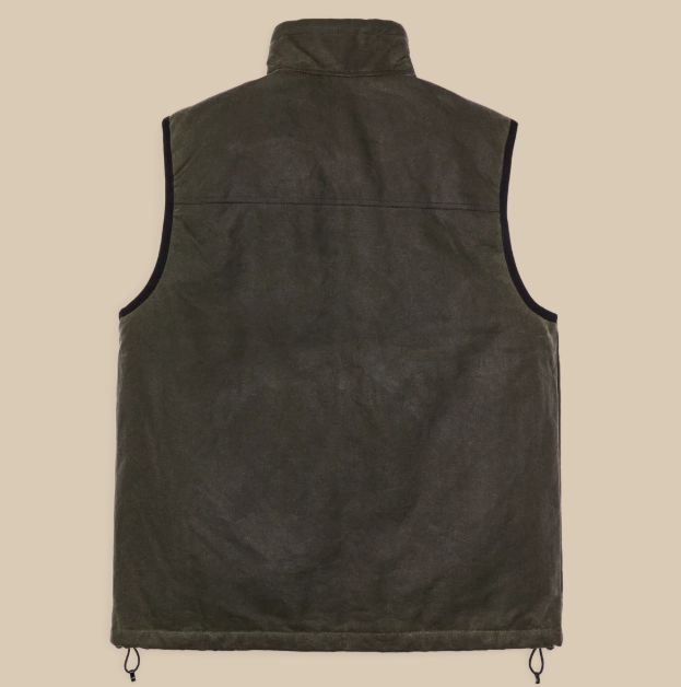 Tin Cloth Primaloft Vest- Otter Green
