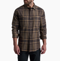 Fugitive Flannel Shirt- Roasted Barley