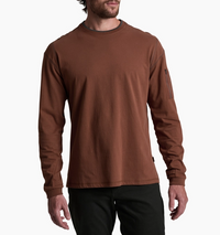 Kommando Long Sleeve Crew- Rustic Brick