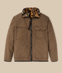 Reversible Pile Fleece Jacket- Brown/Night Camp