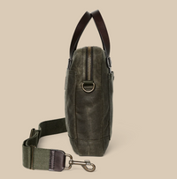 Tin Cloth Compact Briefcase - Otter Green