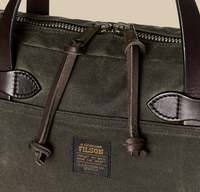 Tin Cloth Compact Briefcase - Otter Green