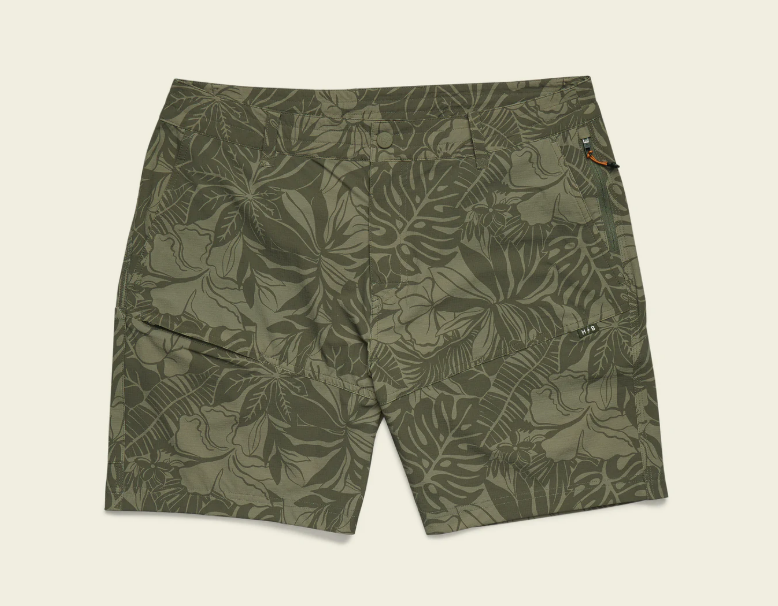 Shoalwater Tech Shorts- Tropic Noir/Vetiver
