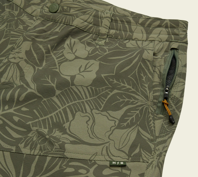 Shoalwater Tech Shorts- Tropic Noir/Vetiver