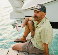 Redfish Feedstore Hat- Brown/Grey