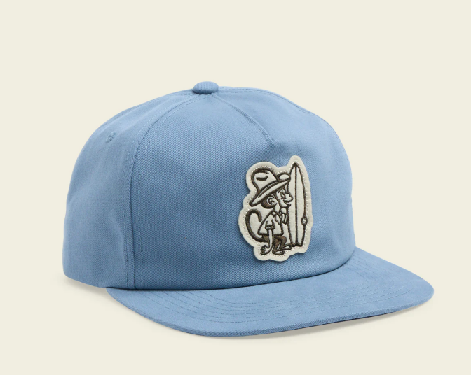 El Monito Surfs Snapback Hat- Blue