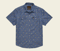 H Bar B Snapshirt- Bouquets/Washed Indigo