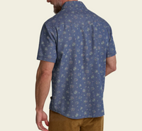 H Bar B Snapshirt- Bouquets/Washed Indigo