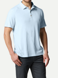 Essential Drirelease Polo-Ice Water