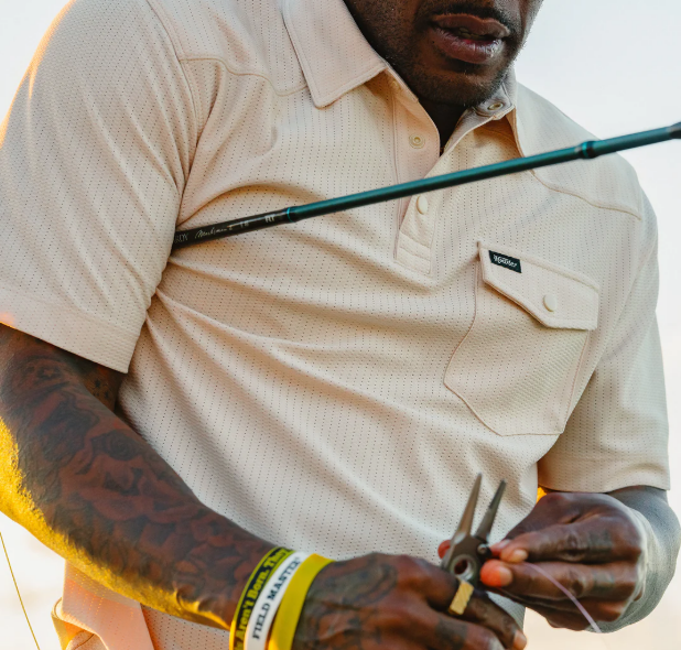 Ranchero Tech Polo- Sand
