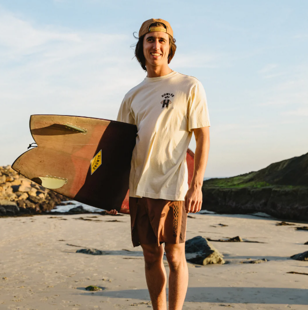 Howler Western Wear Cotton T-Shirt- Natural