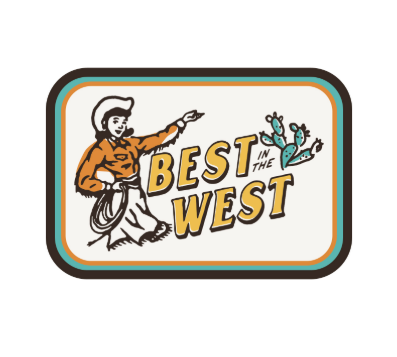 Best In The West Sticker
