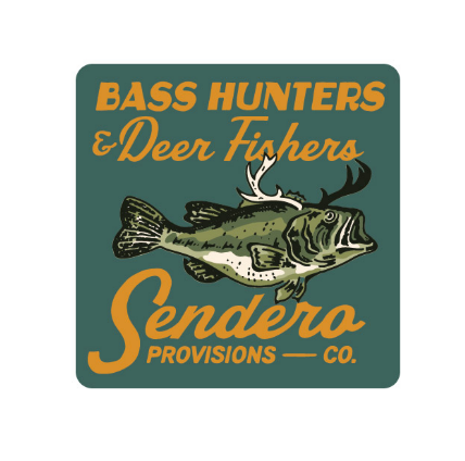 Deer Fishers Sticker