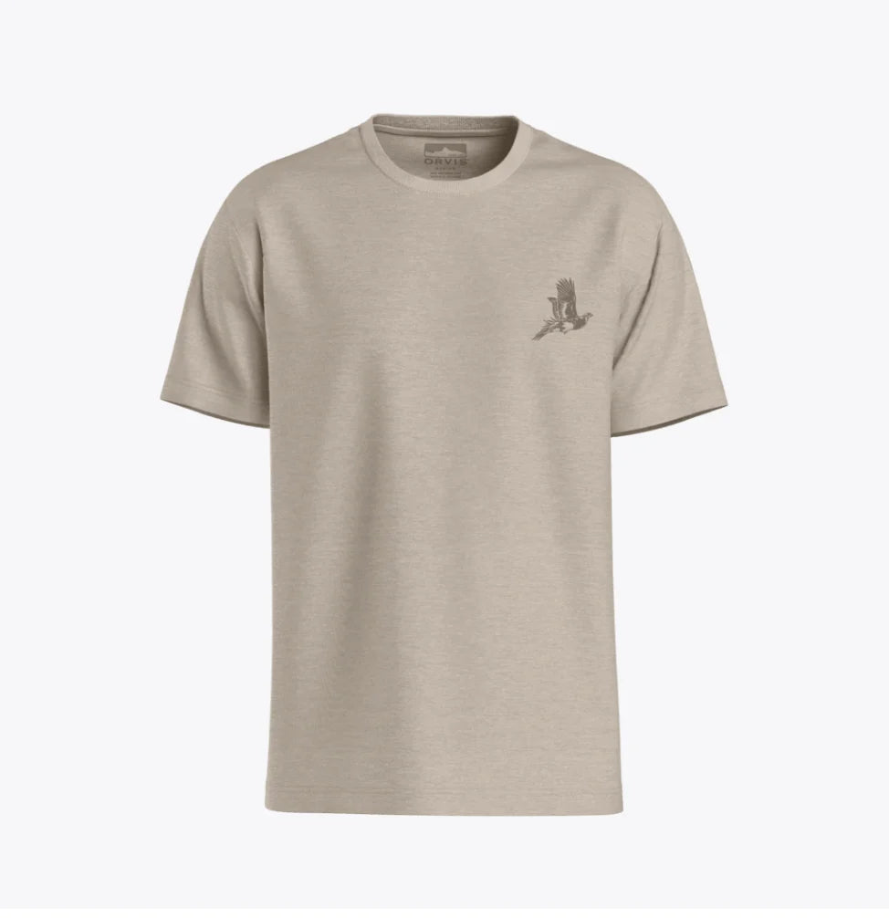 Upland Grouse T-Shirt- Sand/Mushroom