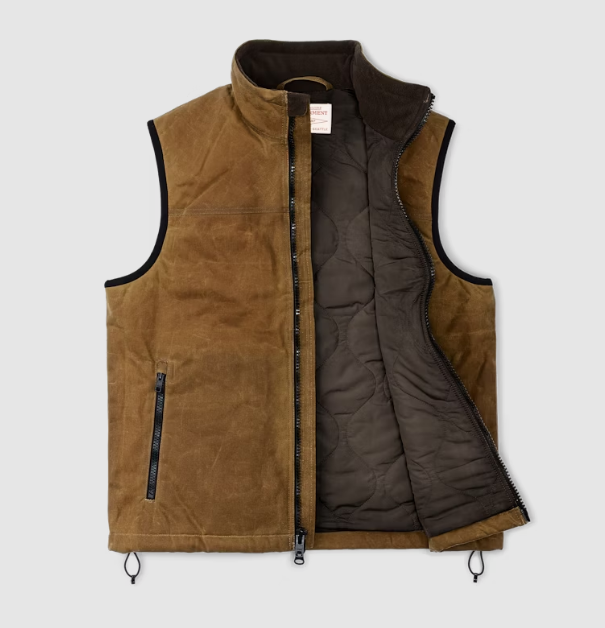 Tin Cloth Primaloft Vest- Dark Tan