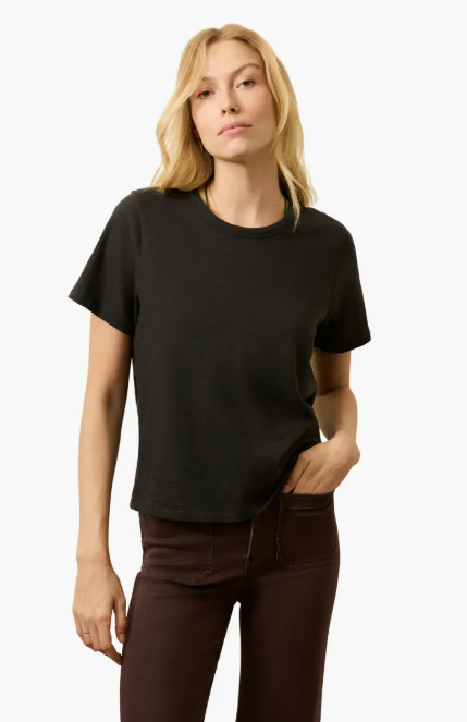 Women's Sunwashed Essential Tee - Washed Black