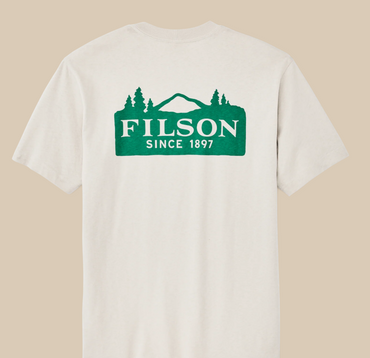 Frontier Logo T-Shirt- Cliff Gray/Scenic Mark
