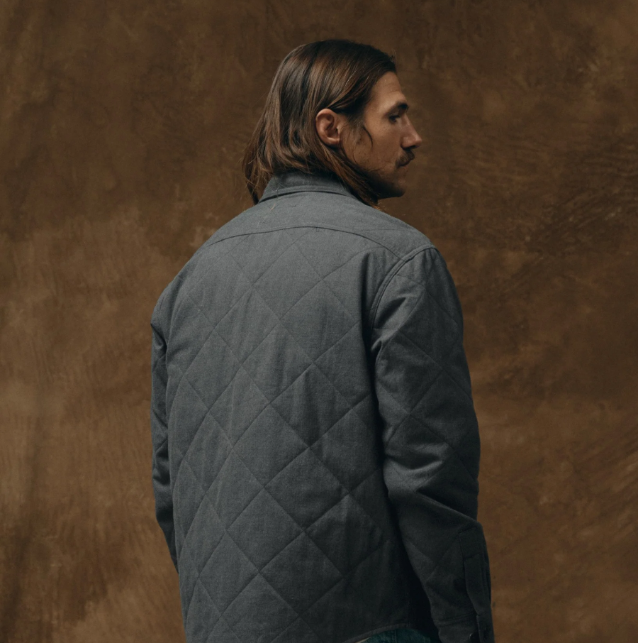 Insulated Flannel Shirt- Charcoal