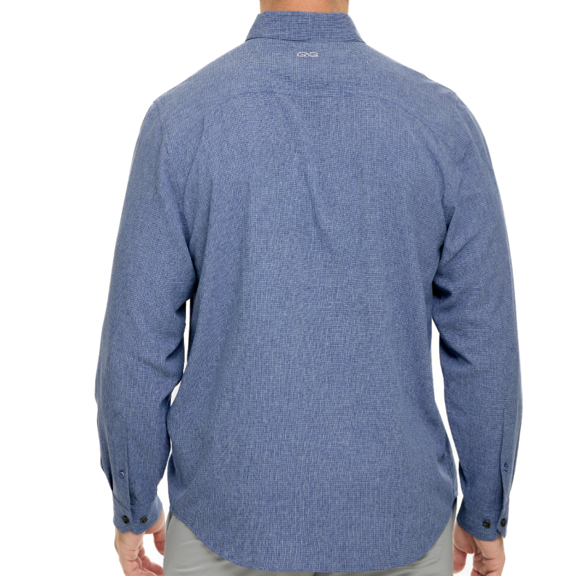 Maverick Shirt Long Sleeve - Indigo