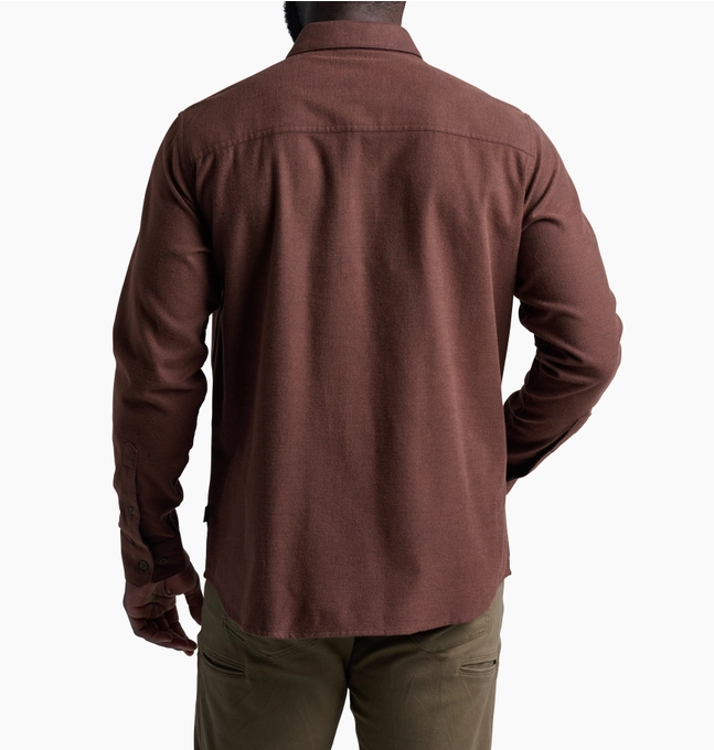 Descendr Flannel Shirt- Rustic Brick