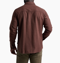 Descendr Flannel Shirt- Rustic Brick