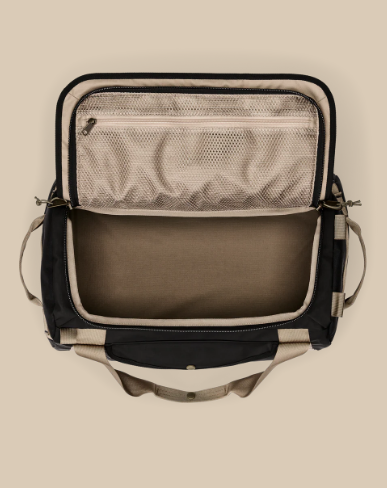 All Weather 40L Duffle Bag- Black/Covert