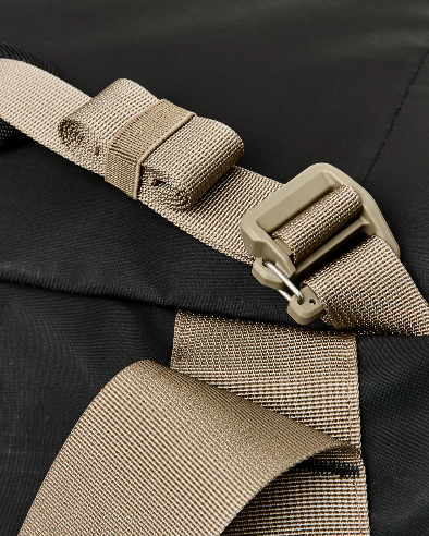 All Weather 40L Duffle Bag- Black/Covert