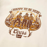Seager X Coors Banquet Hotshots Hoodie- Bone