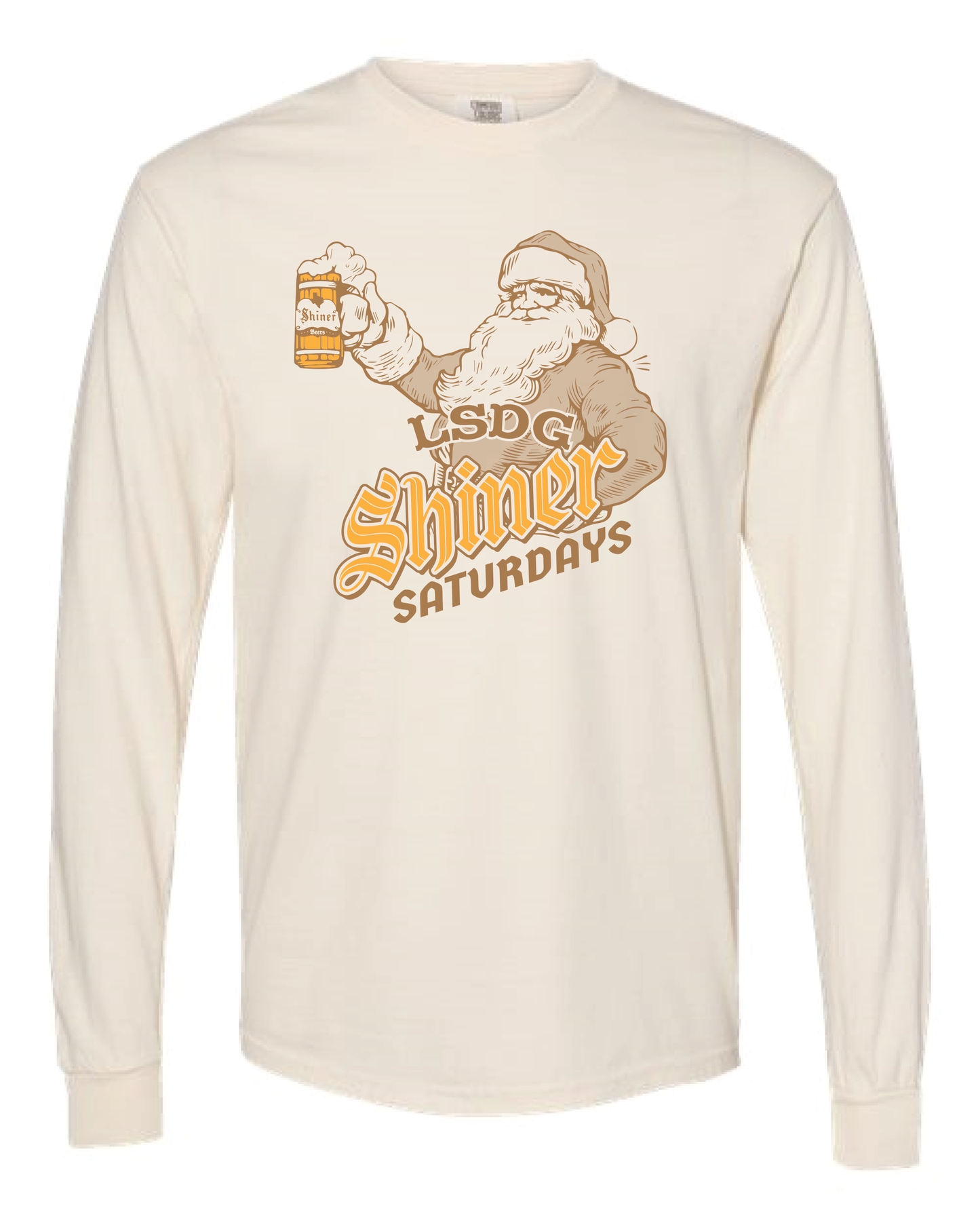 Shiner Santa Long Sleeve T-Shirt