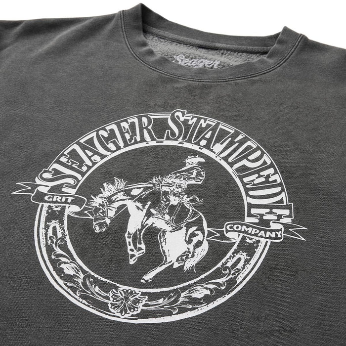 Stampede Premium Crew- Pigment Black