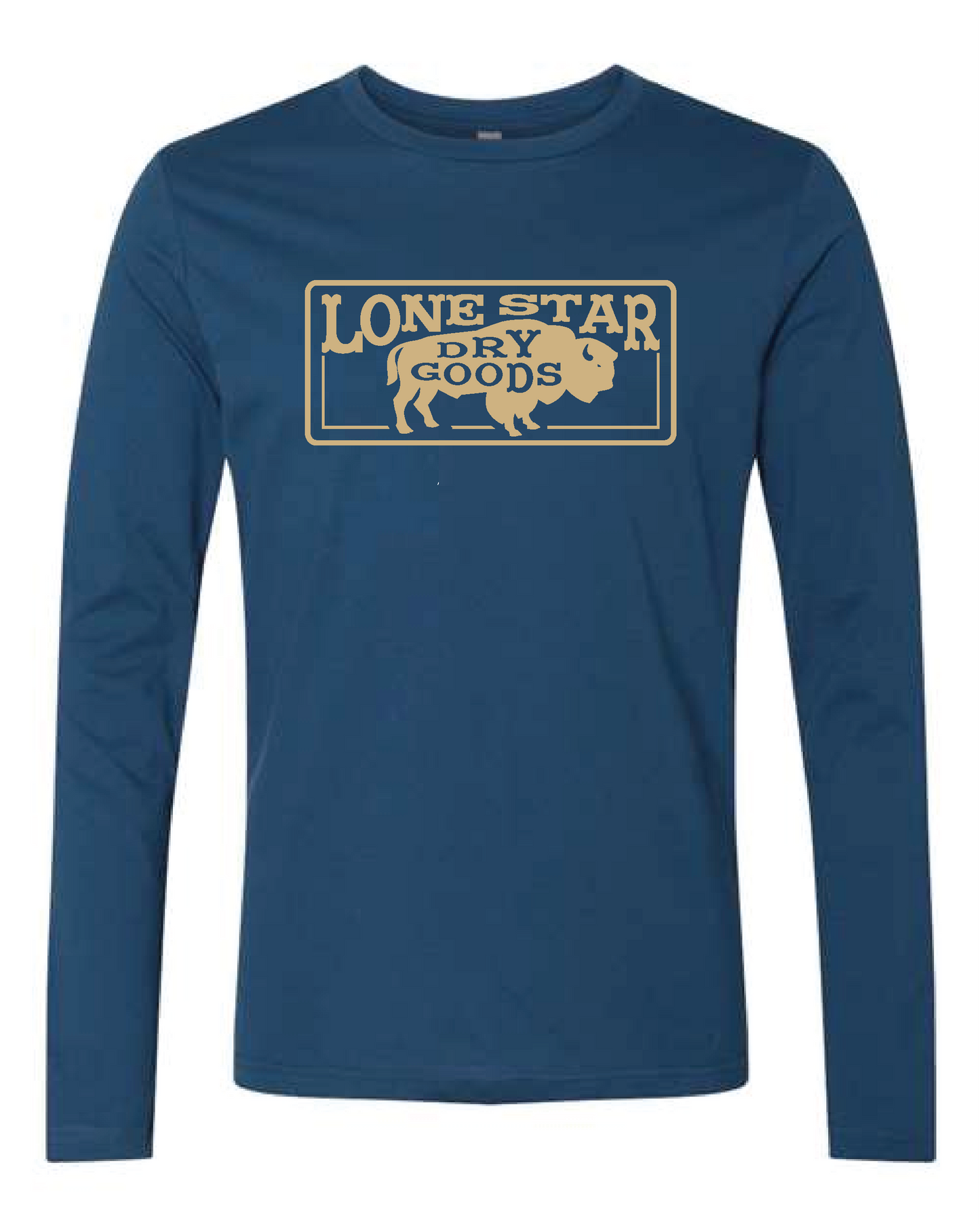 Buffalo Logo Long Sleeve T-Shirt - Cool Blue