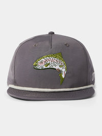 Trout Grandpa Hat - Charcoal