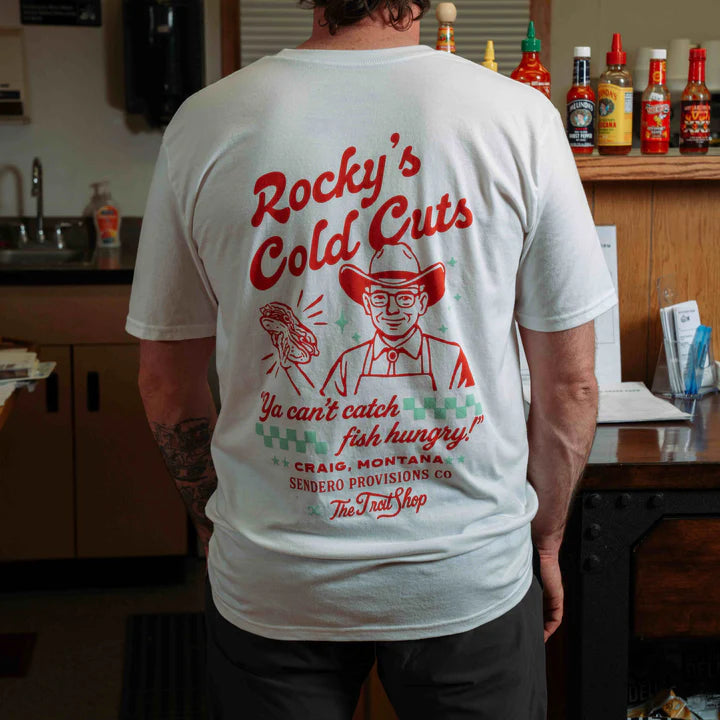 Rocky's Cold Cuts T-Shirt- Vintage White