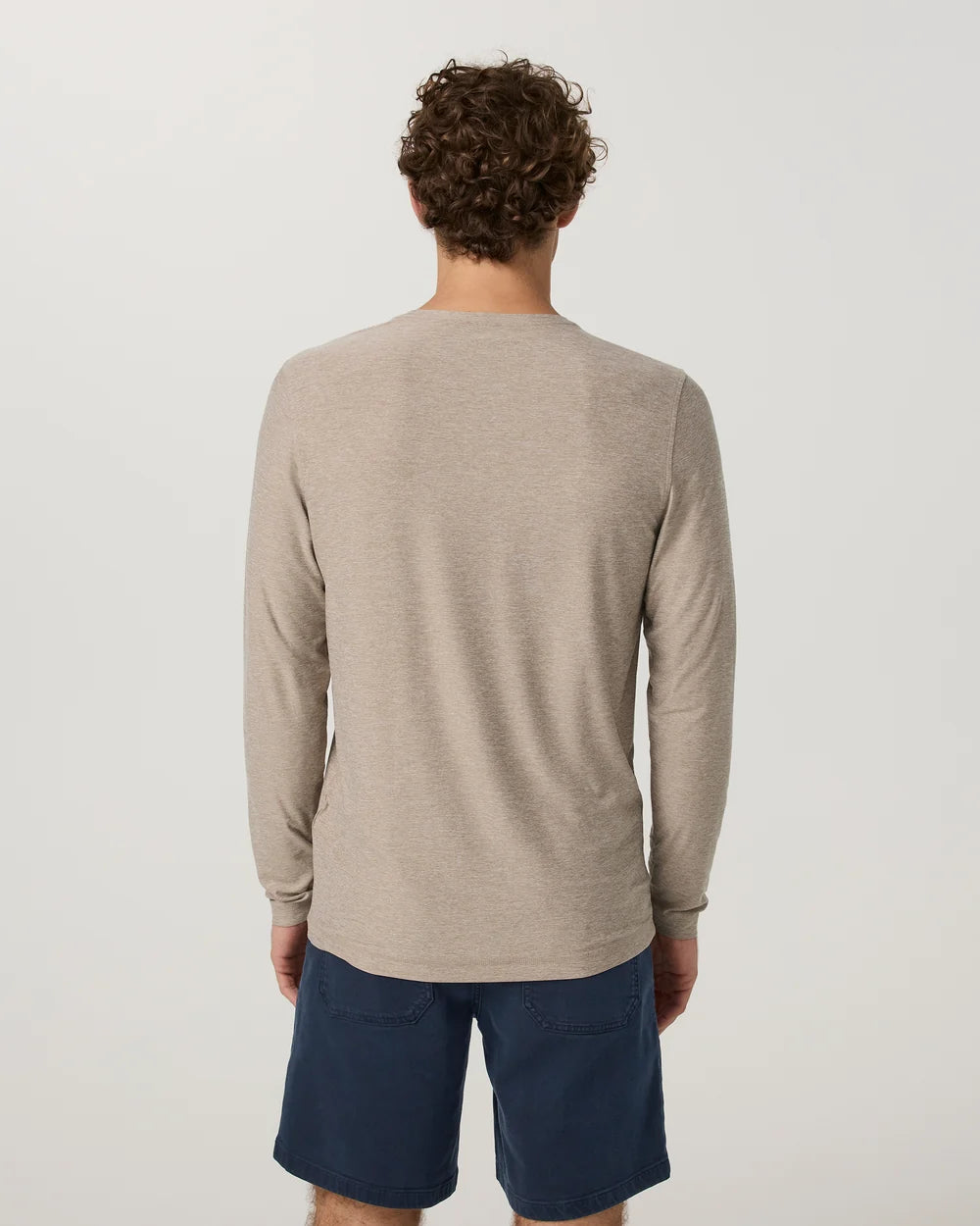 Long Sleeve Strato Tech Tee - Acorn Heather
