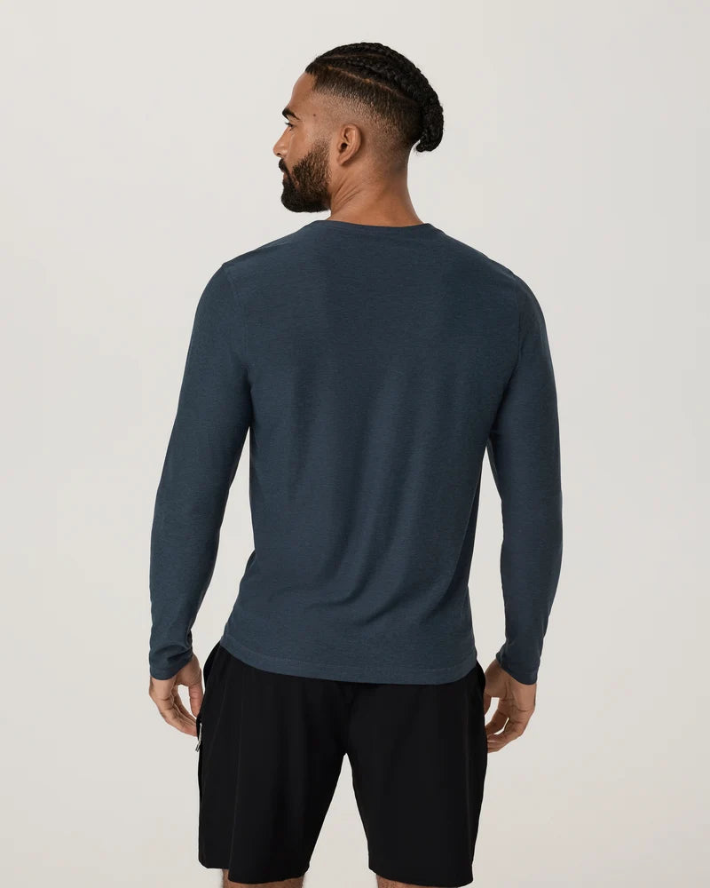 Long Sleeve Strato Tech Tee - Navy Heather