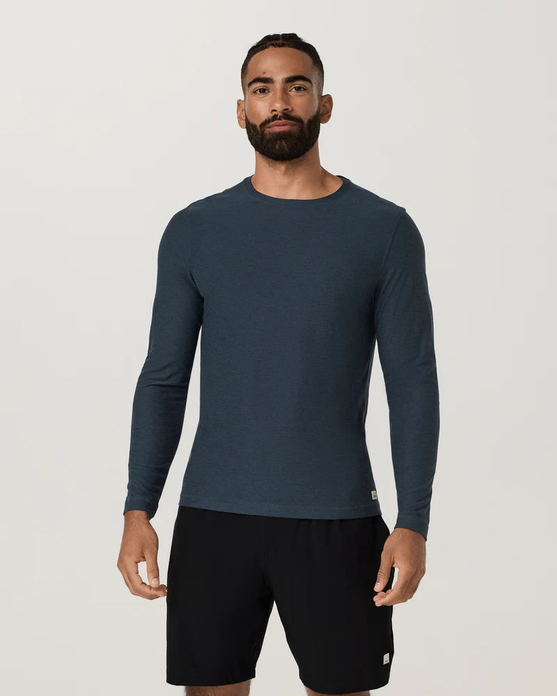 Long Sleeve Strato Tech Tee - Navy Heather