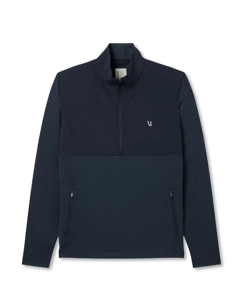 Sunday Element 1/2 Zip - Ink Heather