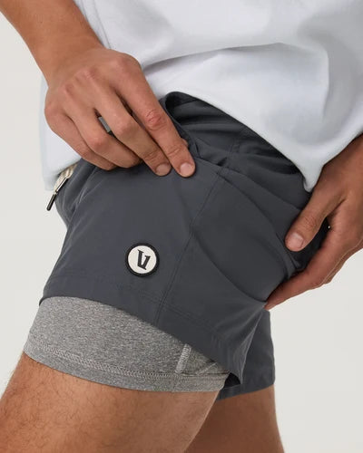 Kore Short Lined 7" - Charcoal