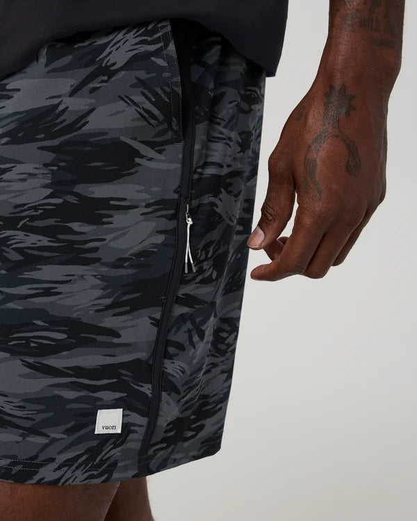 Banks Session Short UnLined 7" - Black Riptide Camo