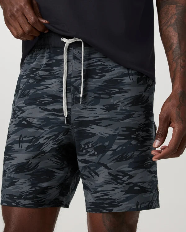 Banks Session Short UnLined 7" - Black Riptide Camo