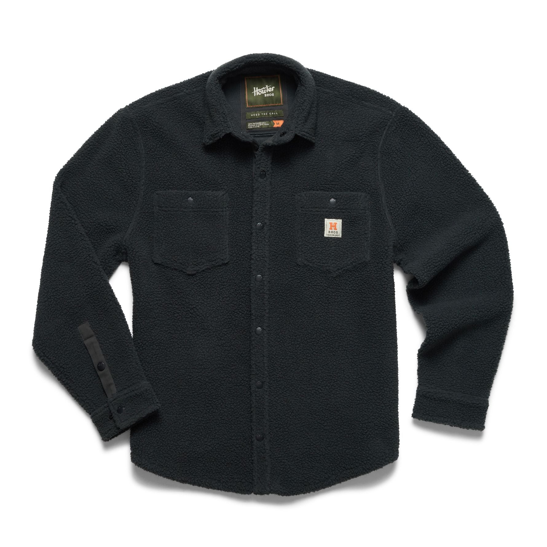 Allegheny Fleece Overshirt-Antique Black